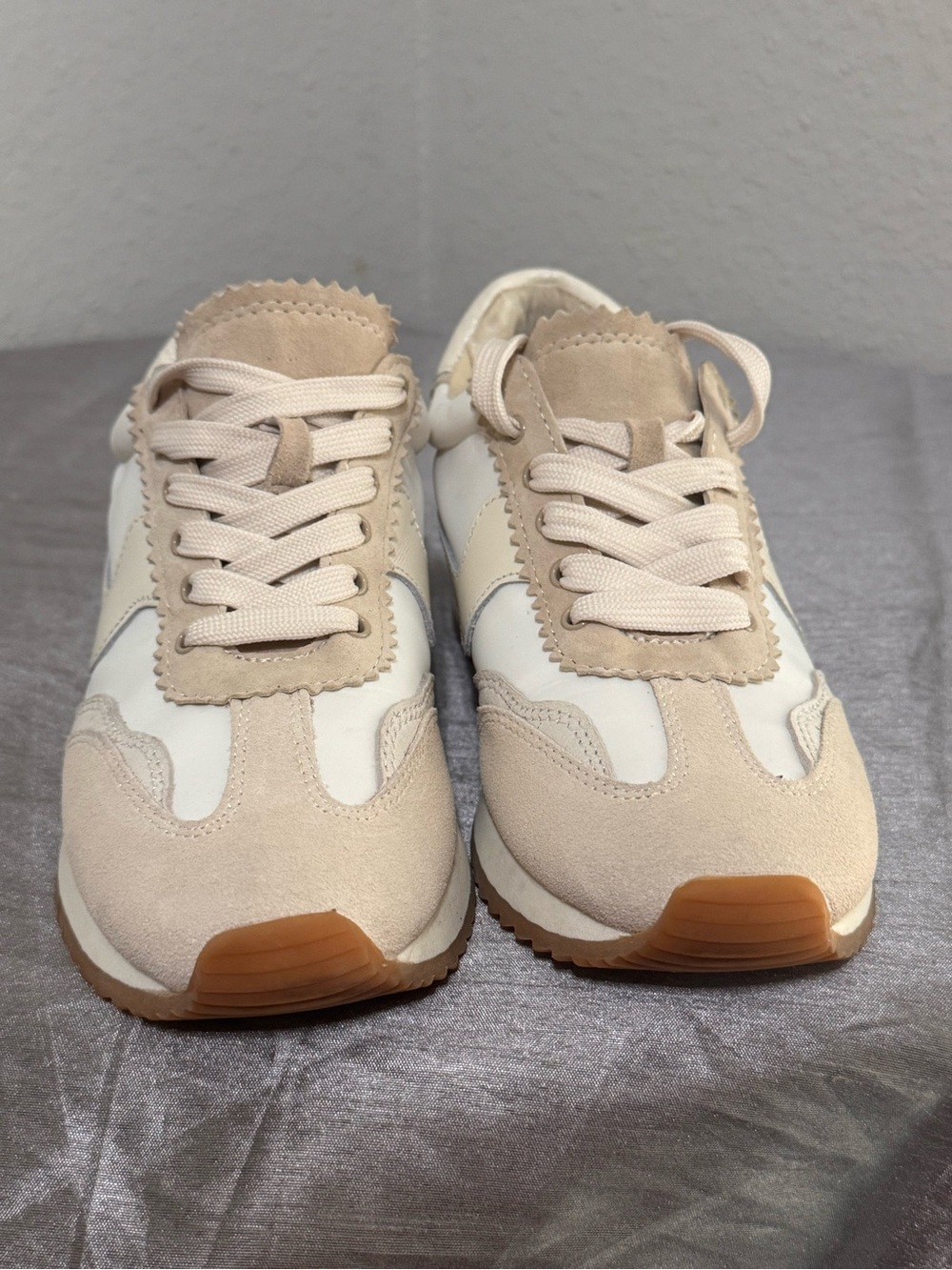 Dolce Vita B. NTCD Beige and White Women's sneakers - Picture 9 of 16